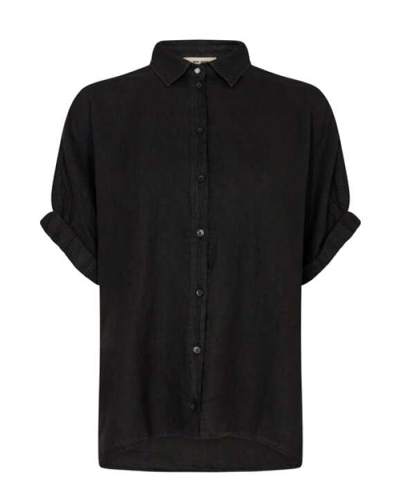 MOS MOSH - AVEN SS LINEN SHIRT - MOS MOSH