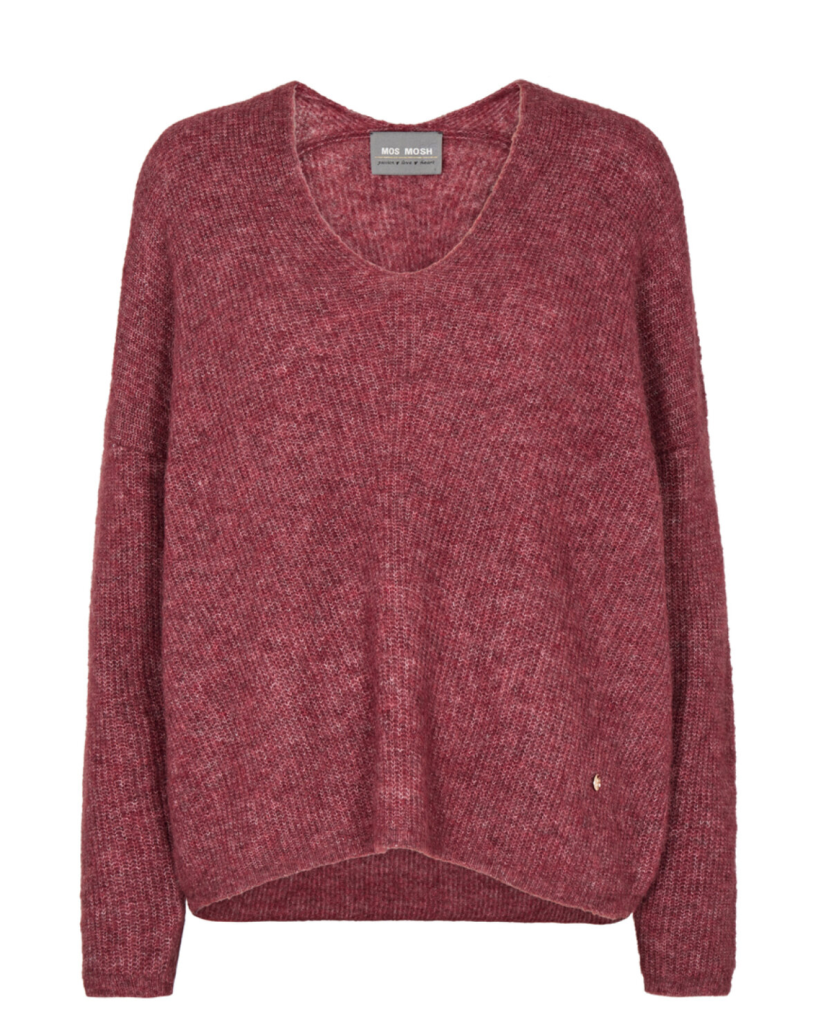 MOS MOSH Mape O-neck Knit Crown Blue main image 0
