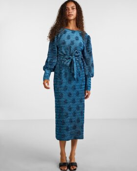 YASDANUBA LS MIDI DRESS - YAS