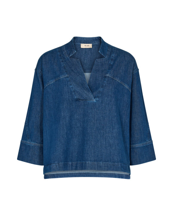 MOS MOSH - EMMA DENIM BLOUSE - MOS MOSH