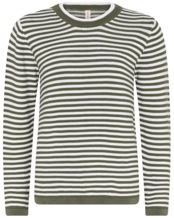 Skovhuus Strik - STRIPED LINKS PULLOVER - SKOVHUUS