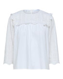 Selected Femme - SLFVIOLETTE 3/4 BRODERI TOP 