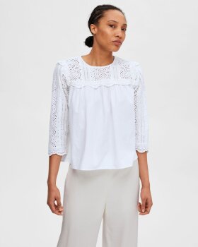 SLFVIOLETTE 3/4 BRODERI TOP 