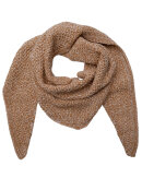BLACK COLOUR - BCKITTY TRIANGLE SCARF - BLACK