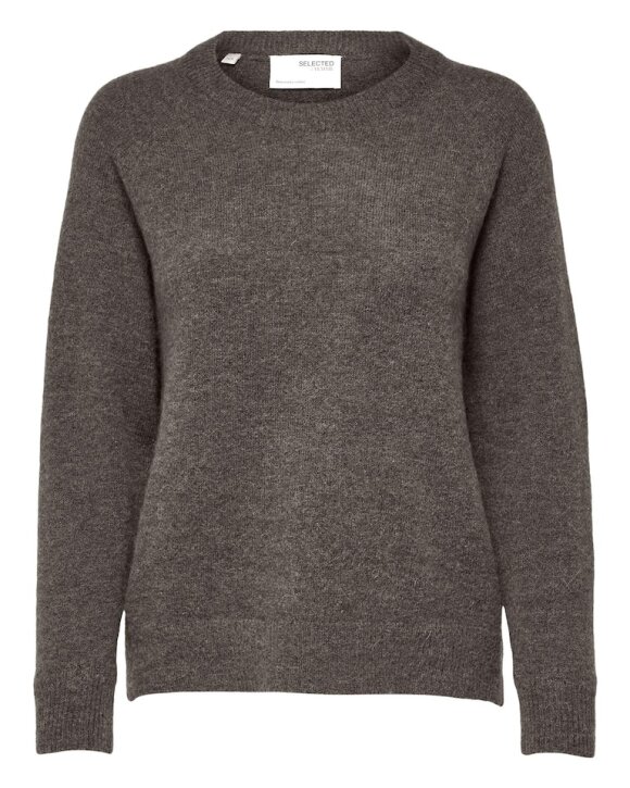 Selected Femme - SLFLULU LS KNIT O-NECK 