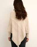 Cream - CRHHOLIDAY KNIT PONCHO - CREAM