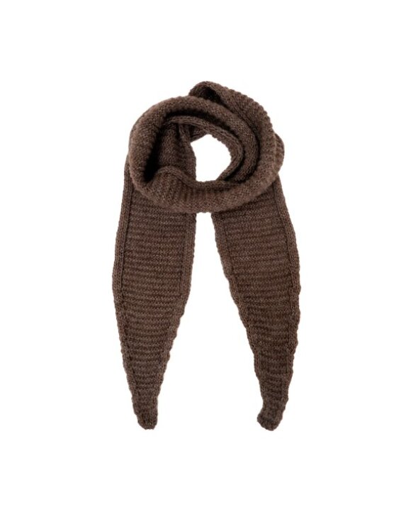 BLACK COLOUR - BCSALLY KNITTED MINI SCARF - B