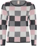 Skovhuus Strik - CHECKED O-NECK JUMPER - SKOVHU