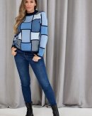 Skovhuus Strik - CHECKED TURTLENECK JUMPER - SJ