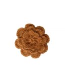 BLACK COLOUR - BCCHROCHET FLOWER BROOCH 