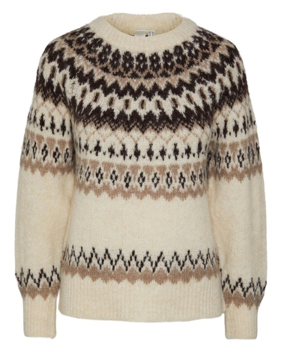 Y.A.S - YASLATTE LS KNIT PULLOVER - YAS