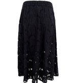 BLACK COLOUR - BCNELLY FLOWER SKIRT 