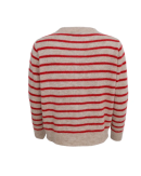 BLACK COLOUR - BCDELL STRIPED KNIT CARDIGAN 