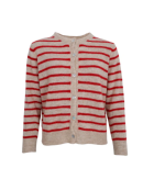 BLACK COLOUR - BCDELL STRIPED KNIT CARDIGAN 