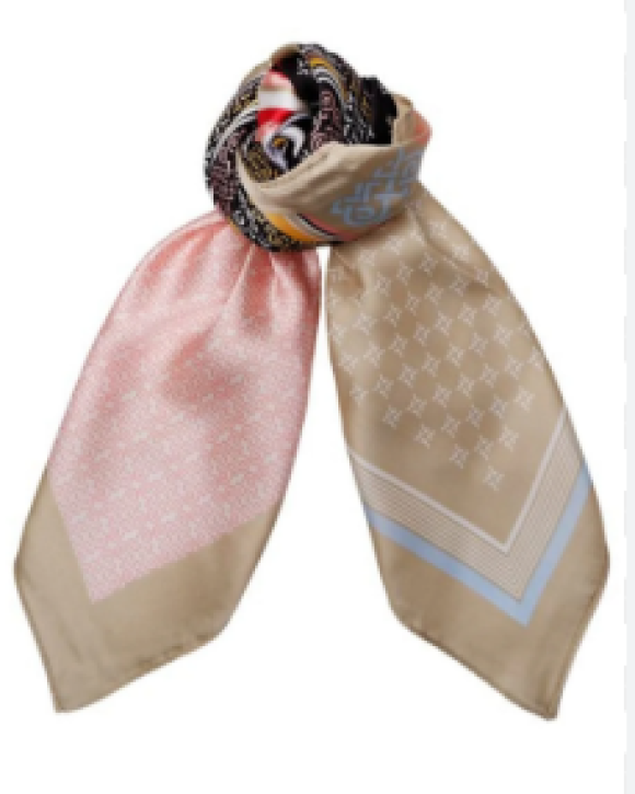 BLACK COLOUR - BCROMINA MINI SCARVES 