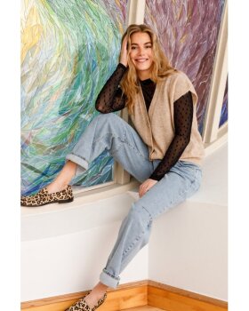 BCISOLE LOVE MESH BLOUSE 