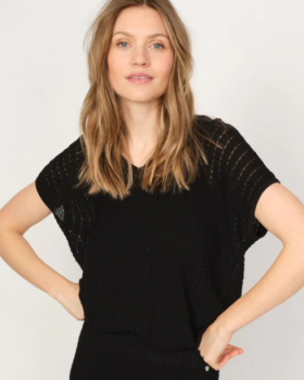 MMSHANI PLAIN V-KNIT - MOS MOSH
