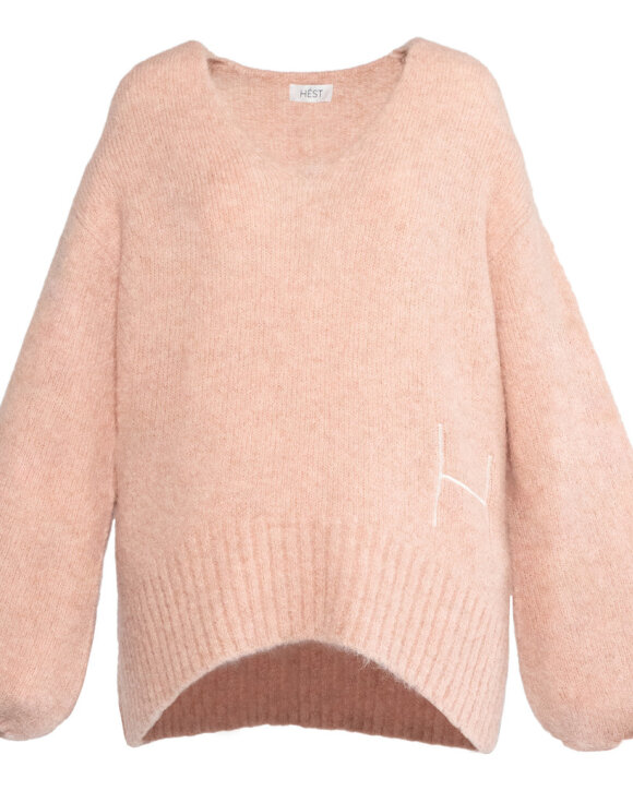HÉST - SOFIE V-NECK SWEATER - HÉST