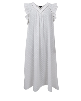 BCMIE FRILL DRESS - BLACK COLOUR