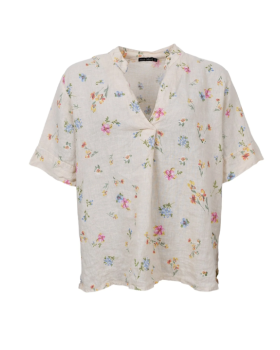 BCMELINA SS LINEN BLOUSE 