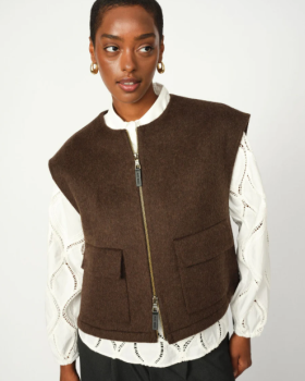 MMELISE LOISA WOOL VEST - MOS MOSH