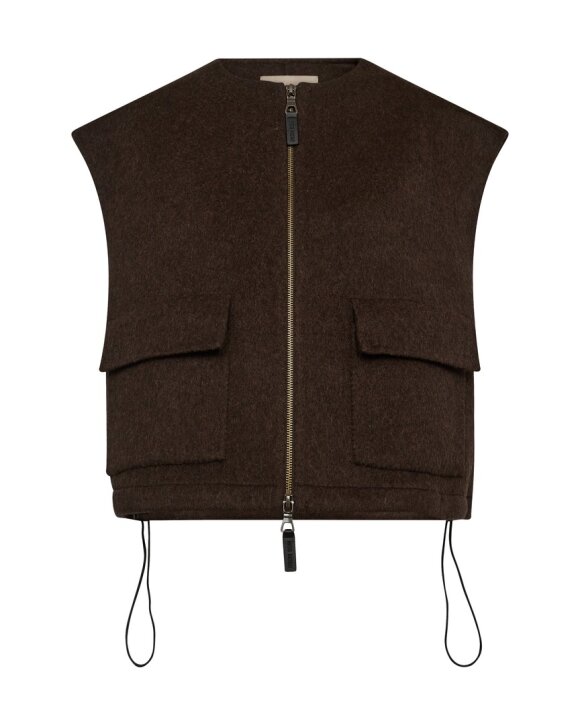 MOS MOSH - MMELISE LOISA WOOL VEST - MOS MOSH