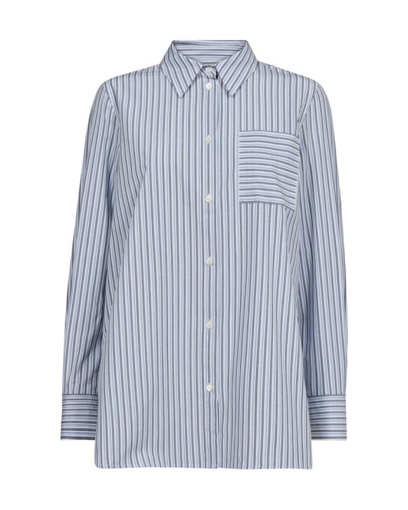MOS MOSH - MMELINDA SLIM STRIPE SHIRT 
