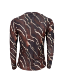 BLACK COLOUR - BCANNIE MESH BLOUSE