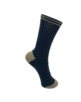 BCLOLLY DOT SOCK - BLACK COLOUR