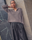 MOS MOSH - MMTHORA AIDY POLO KNIT - MOS MOSH