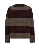 MOS MOSH - MMTACI STRIPE LS-V-NECK KNIT - MOS MOSH MOS MOSH - MMTACI STRIPE LS-V-NECK KNIT - MOS MOSH