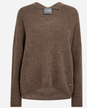 MMTHORA V-NECK  KNIT - MOS MOSH