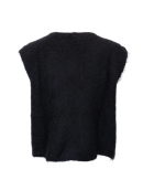 BLACK COLOUR - BCBJOERK KNITTED BUTTON VEST 