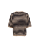 BLACK COLOUR - BCDELL STRIPED JUMPER
