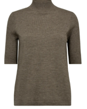 MMRELENA TURTLENECK SS KNIT -