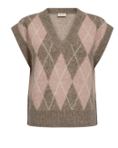 FREE/QUENT - FQGRSARGYLE WAISTCOAT - FREE/QUENT
