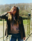 FREE/QUENT - FQGRSARGYLE WAISTCOAT - FREE/QUENT