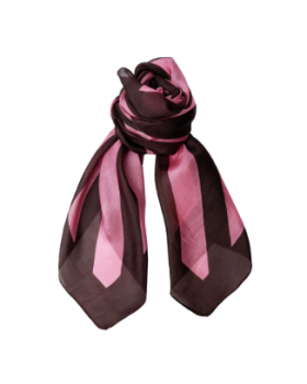 BCNALIRA SILK SCARF - BLACK COLOUR