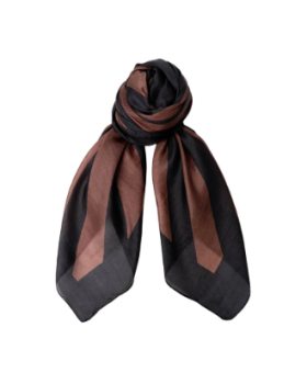 BCNALIRA SILK SCARF - BLACK COLOUR