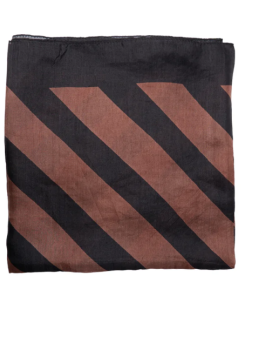 BCNALIRA SILK SCARF - BLACK COLOUR