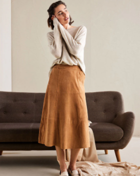 SUEDE SKIRT - BTF - CPH SUEDE SKIRT - BTF - CPH