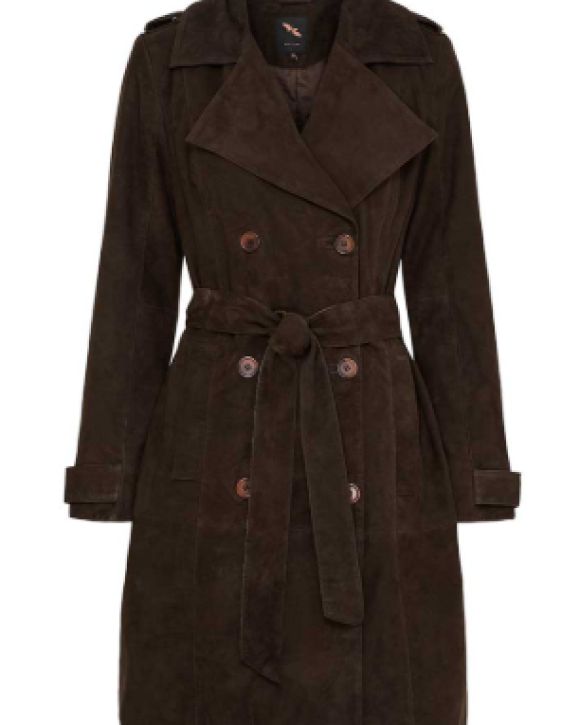 Furst - TRENCHCOAT SUEDE - BTF-CPH Furst - TRENCHCOAT SUEDE - BTF-CPH