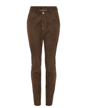 CROPPED SUEDE LEGGINGS - BTF - CROPPED SUEDE LEGGINGS - BTF -