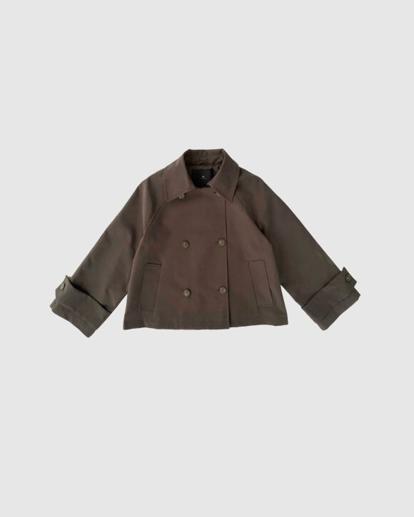 WB WITHBLACK - WBLJIMBERLY SHORT TRENCH COAT