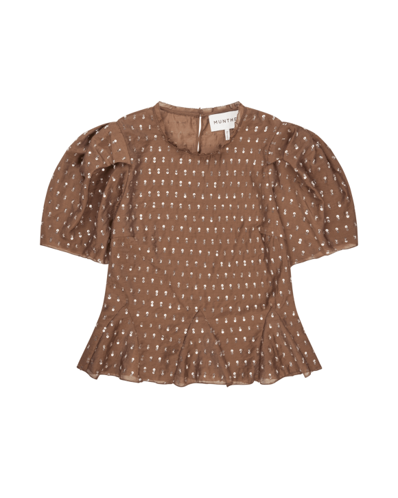 Munthe - BROWN BLUSE - MUNTHE