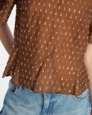 Munthe - BROWN BLUSE - MUNTHE