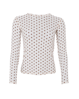 BCJENNIE DOTTED MESH BLOUSE BCJENNIE DOTTED MESH BLOUSE