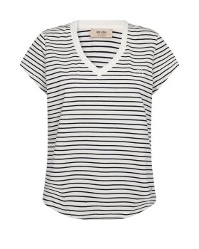 MMKALA V-SS STRIPE TEE - MOS MOSH MMKALA V-SS STRIPE TEE - MOS MOSH