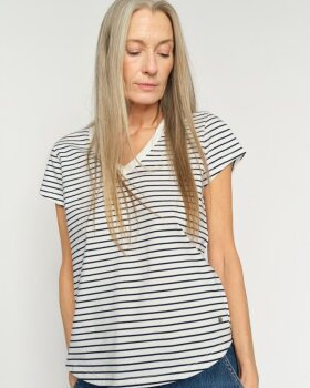 MMKALA V-SS STRIPE TEE - MOS MOSH