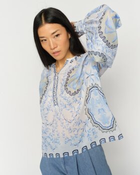 MMWYLDE ORCHID BLOUSE - MOS MOSH MMWYLDE ORCHID BLOUSE - MOS MOSH